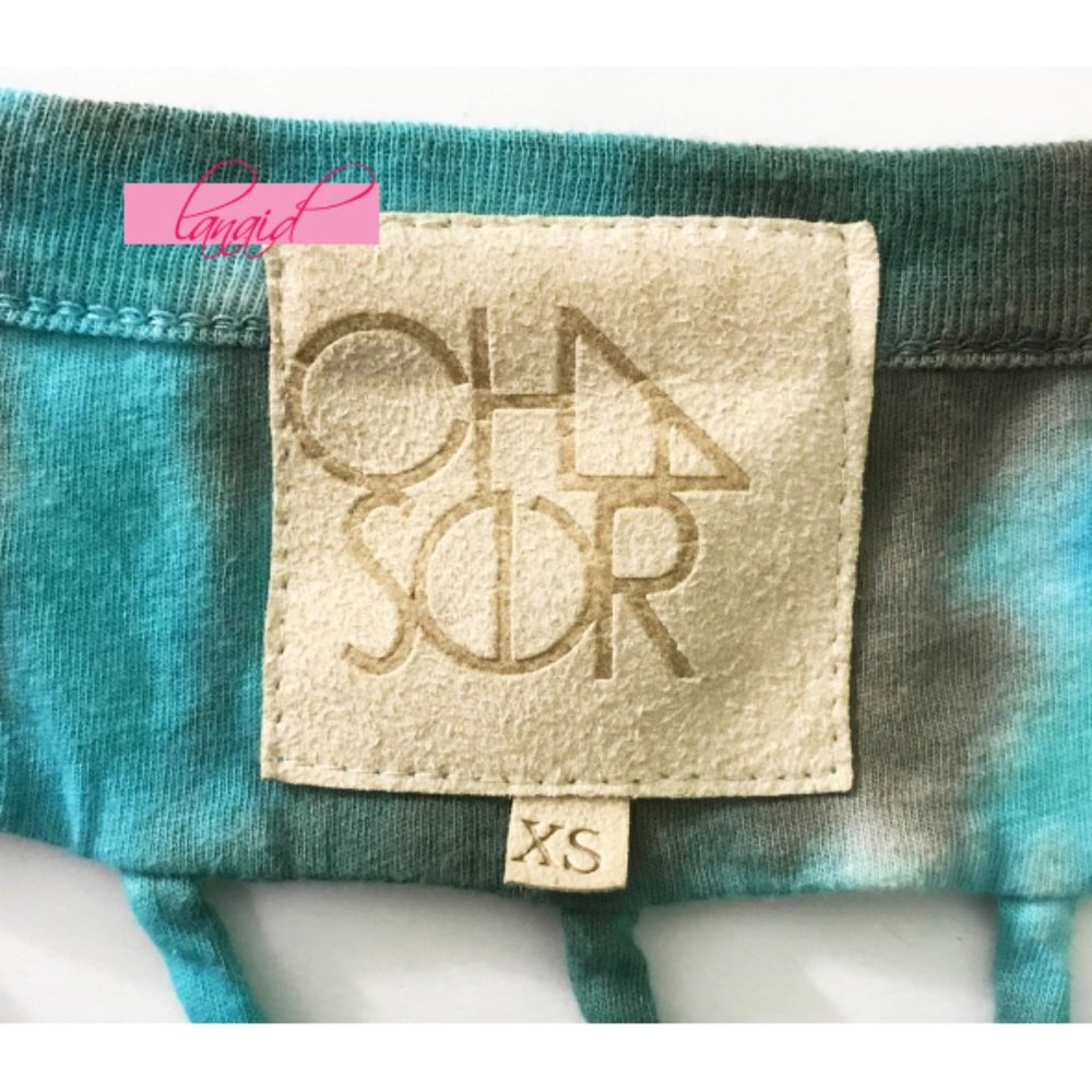 NEW Chaser Venice Beach Tee Tie Dye Open Back XS - Picture 5 of 7